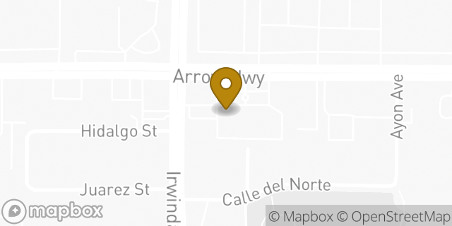 Map showing the location of Subway in Irwindale, CA 91706