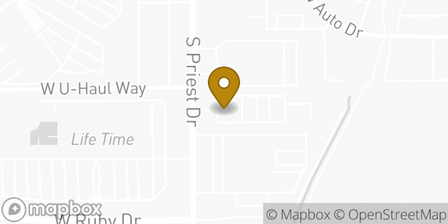 Map showing the location of Enterprise in Tempe, AZ 85284