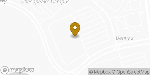 Map showing the location of The Home Depot in Chesapeake, VA 23320