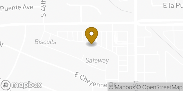 Map showing the location of Safeway in Phoenix, AZ 85044