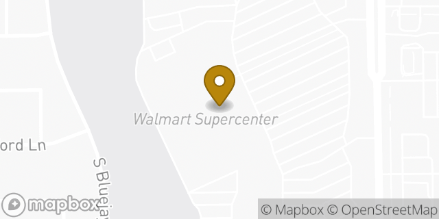 Map showing the location of Walmart in Gilbert, AZ 85295