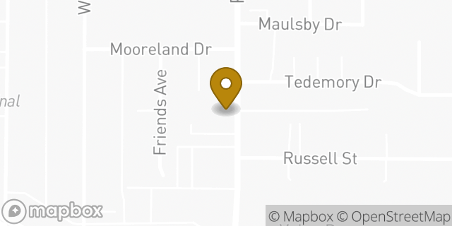 Map showing the location of Brookdale Central Whittier in Whittier, CA 90602
