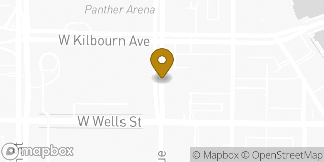 Map showing the location of Milwaukee - North Vel R. Phillips Avenue HLE in Milwaukee, WI 53203