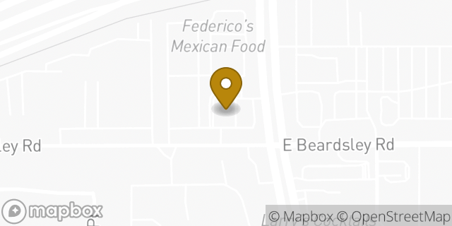 Map showing the location of McDonald's in Phoenix, AZ 85024