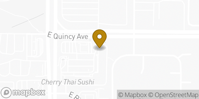 Map showing the location of Amazon Locker - Meal in Aurora, CO 80015