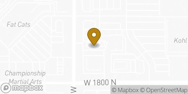 Map showing the location of McDonald's in Clinton, UT 84015