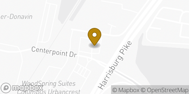 Map showing the location of ATM Turkey Mw in Urbancrest, OH 43123