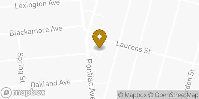 Map showing the location of Dunkin Donuts in Cranston, RI 02910
