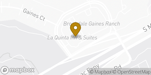 Map showing the location of La Quinta Inn and Suites in Austin, TX 78735