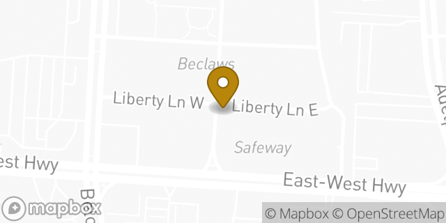 Map showing the location of MedStar Health: Medical Center at Hyattsville in Hyattsville, MD 20782
