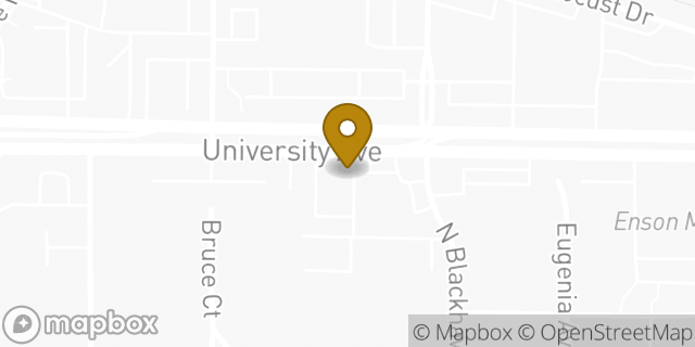 Map showing the location of Starbucks in Madison, WI 53705