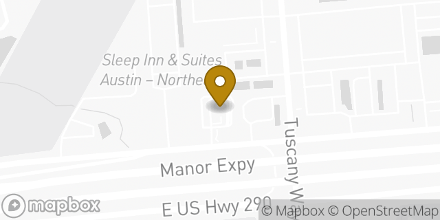 Map showing the location of McDonald's in Austin, TX 78724