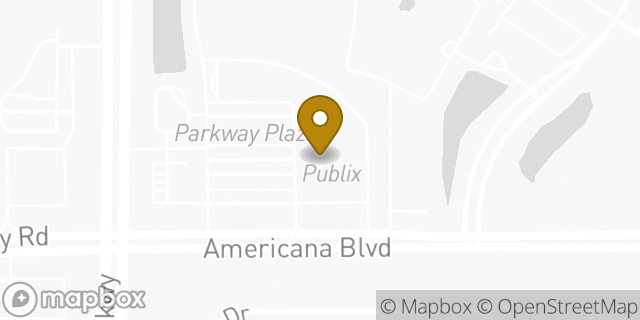 Map showing the location of Publix in Orlando, FL 32839