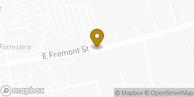 Map showing the location of Starbucks in Stockton, CA 95205