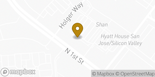 Map showing the location of Chipotle Mexican Grill in San Jose, CA 95134