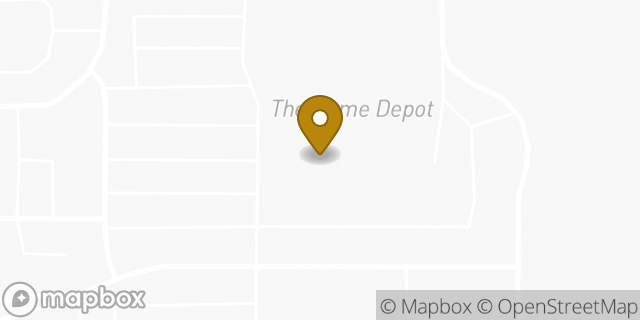 Map showing the location of The Home Depot in Anchorage, AK 99507