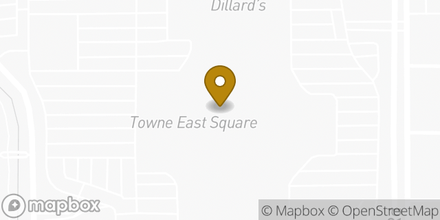 Map showing the location of Sunglass Hut in Wichita, KS 67207