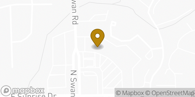 Map showing the location of The UPS Store in Tucson, AZ 85718
