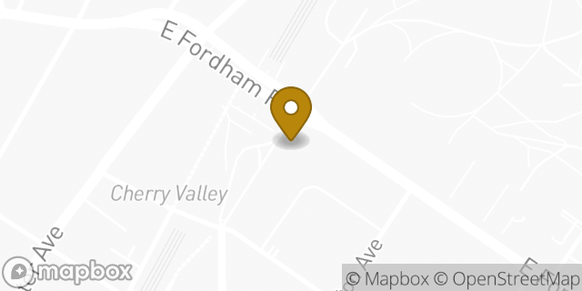 Map showing the location of Starbucks in Bronx, NY 10458