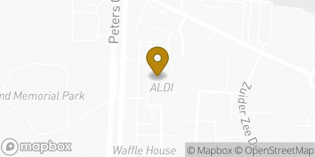 Map showing the location of Aldi in Winston-Salem, NC 27127