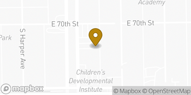 Map showing the location of Baskin-Robbins in Chicago, IL 60649