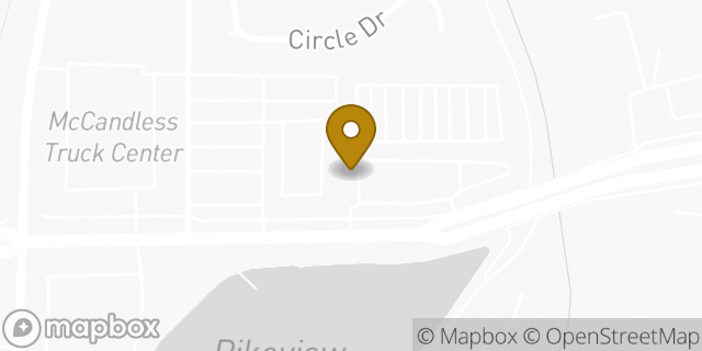Map showing the location of CubeSmart Self Storage in Colorado Springs, CO 80907