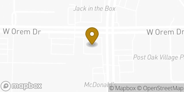 Map showing the location of ATM Walgreens in Houston, TX