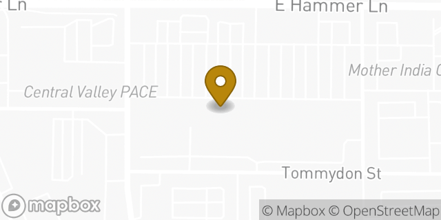 Map showing the location of Planet Fitness in Stockton, CA 95210