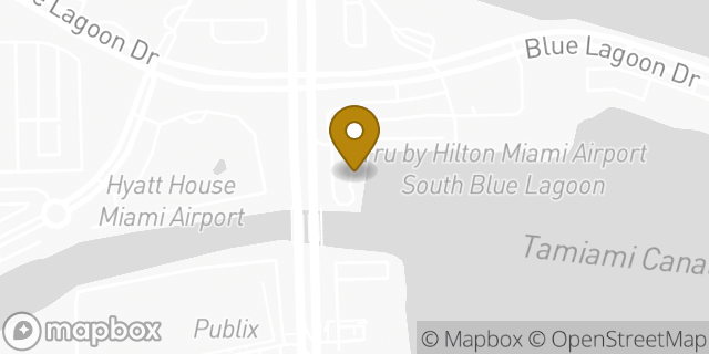 Map showing the location of Panera Bread in Miami, FL 33126