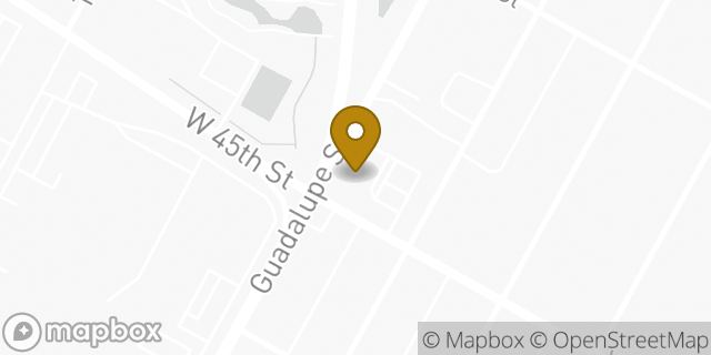Map showing the location of ATM Walgreens in Austin, TX
