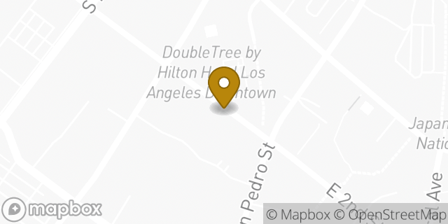 Map showing the location of The UPS Store in Los Angeles, CA 90012