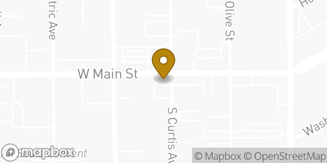 Map showing the location of Enterprise Rent-A-Car in Alhambra, CA 91801