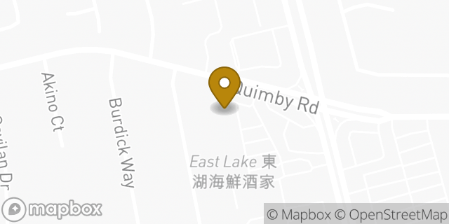 Map showing the location of Amazon Locker - Radley in San Jose, CA 95148