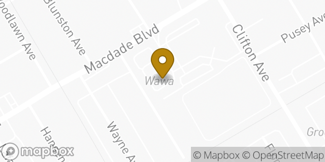 Map showing the location of Amazon Locker - Cipriano in Darby, PA 19023