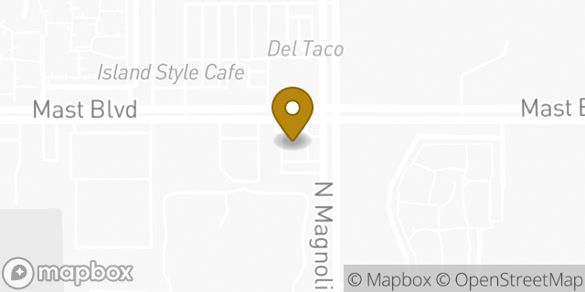 Map showing the location of Amazon Hub Locker - Calais in Santee, CA 92071
