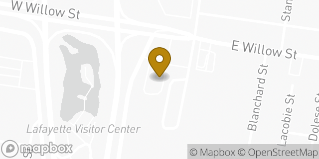 Map showing the location of McDonald's in Lafayette, LA 70501