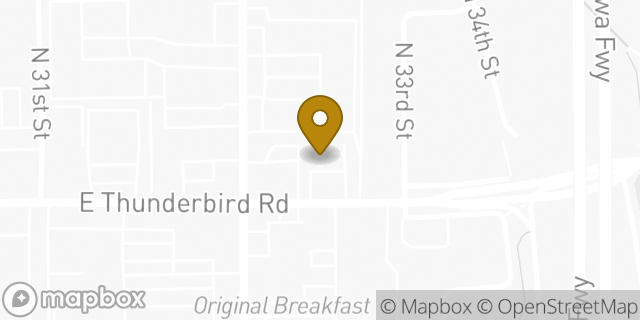 Map showing the location of The American Legion Pat Tillman in Phoenix, AZ 85032