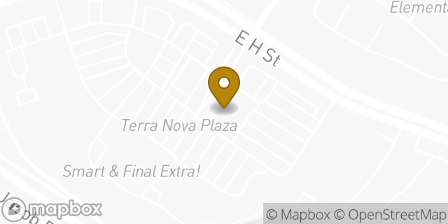 Map showing the location of Subway in Chula Vista, CA 91910