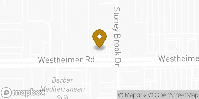Map showing the location of Amazon Locker - Prow in Houston, TX 77063