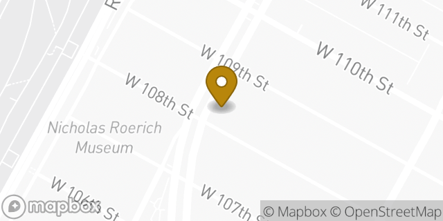 Map showing the location of Baskin-Robbins in New York, NY 10025