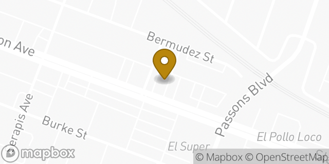 Map showing the location of McDonald's in Pico Rivera, CA 90660