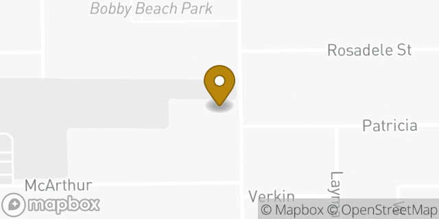 Map showing the location of Amazon Locker - Moira in La Marque, TX 77568