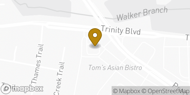 Map showing the location of Amazon Locker - Breakpoint in Fort Worth, TX 76118