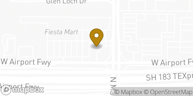 Map showing the location of 7-Eleven in Irving, TX 75062