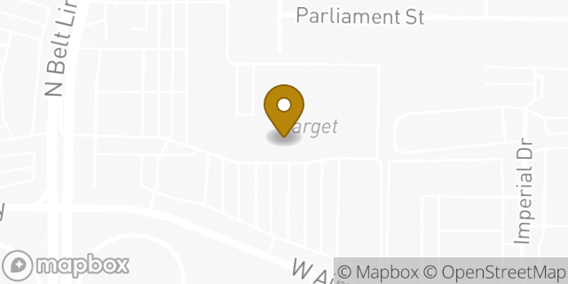 Map showing the location of Starbucks in Irving, TX 75062