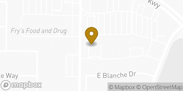 Map showing the location of Subway in Scottsdale, AZ 85254