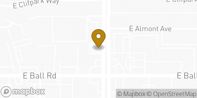Map showing the location of Amazon Locker - Surfboard in Anaheim, CA 92806