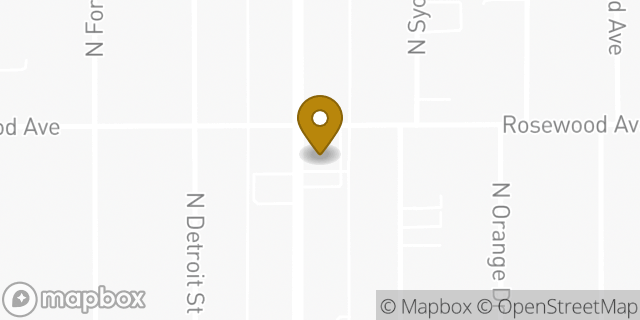 Map showing the location of Bank of America ATM in Los Angeles, CA 90036