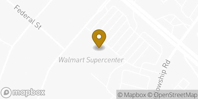Map showing the location of Walmart in Mt Laurel, NJ 08054