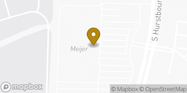 Map showing the location of Meijer in Louisville, KY 40299